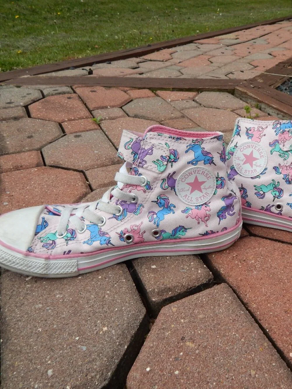 Converse High Top My Little Pony Girls Kids Sneakers Shoes Size 3